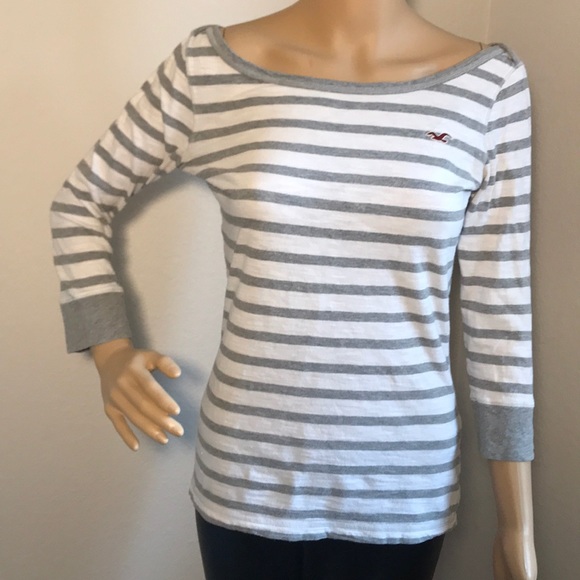 Hollister Tops - 👠 HOLLISTER Women’s 3/4 Sleeve Shirt  Clean Sz S